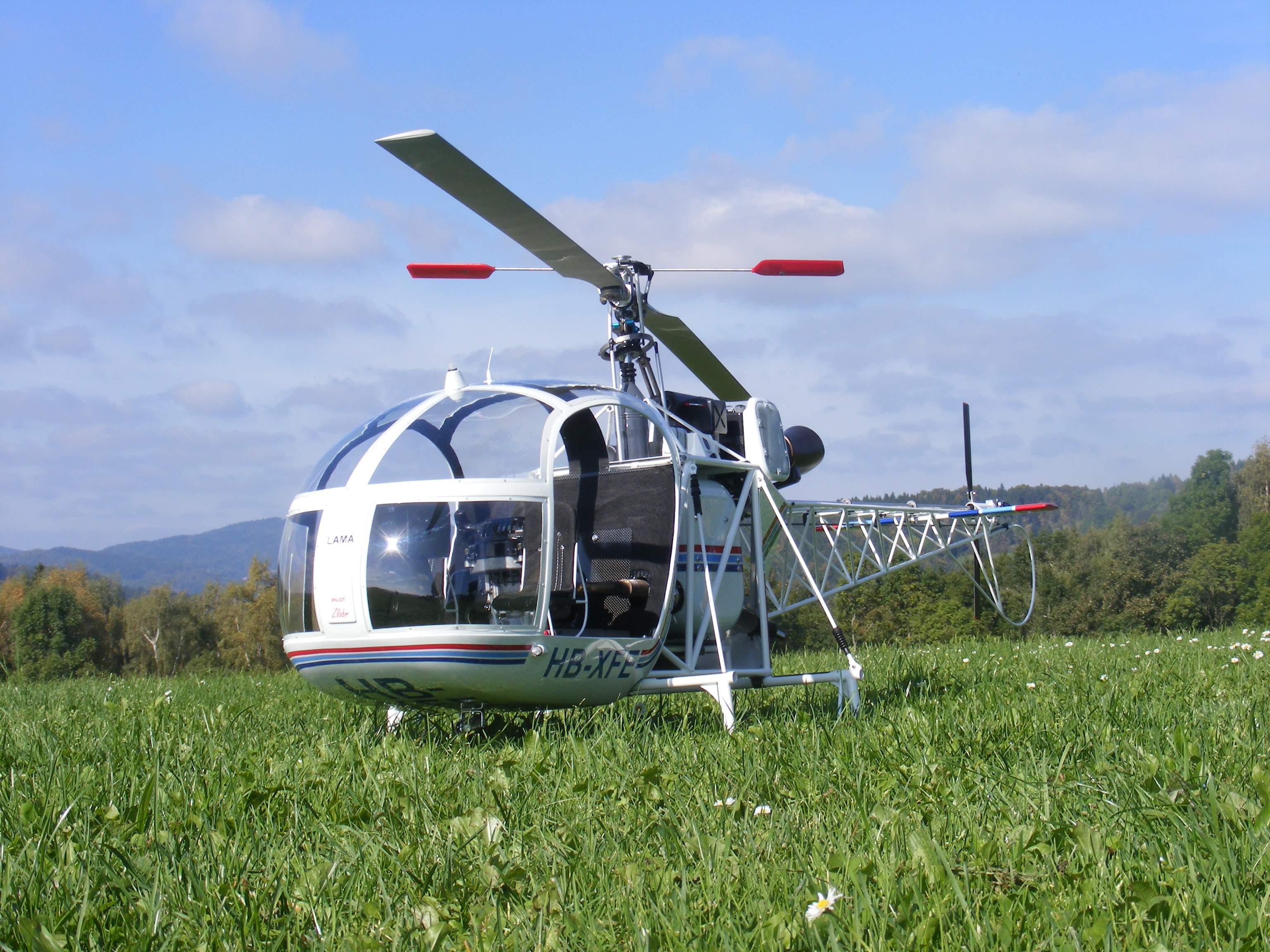 Alouette LAMA SA 315B - Modellbau Rc Modelle - Velk  Hanry
