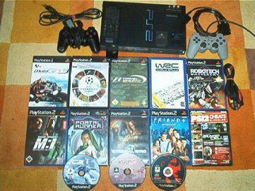 Playstation 2, 12 Spiele, viel Zubehör, Garantie - Videospiele Konsolen - Berlin