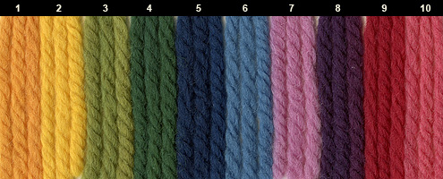 Pflanzengefärbtes Schurwollgarn - Handarbeit Stricken Basteln - Niederfischbach