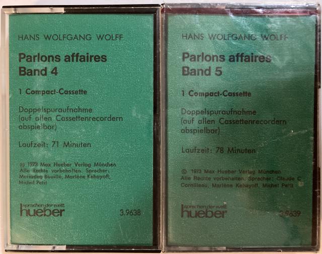 Hans Wolfgang Wolff – Parlons affaires 4, 5 - Elektronik - München