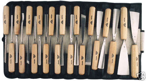 STUBAI Schnitzersatz 20 tlg. in Rolltasche - Sonstige Spiele Hobby - Innsbruck