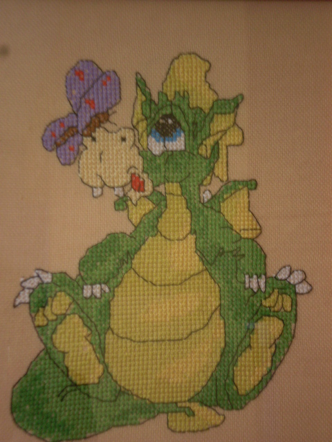 Hangesticktes Bild - Handarbeit Stricken Basteln - Ve #318;k Rovn 