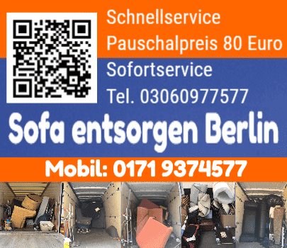 Sofa entsorgen Berlin   - Handarbeit Stricken Basteln - Berlin
