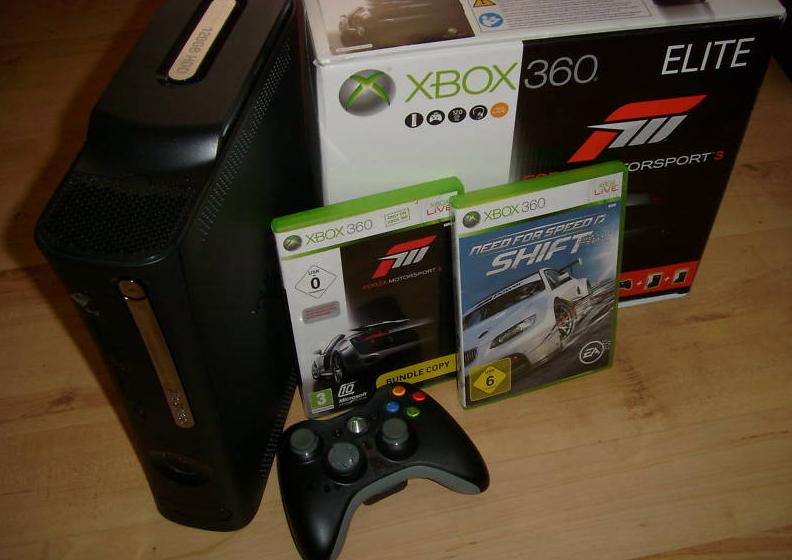 XBOX 360 Elite - 120GB - 2 Spiele - Videospiele Konsolen - Sulingen